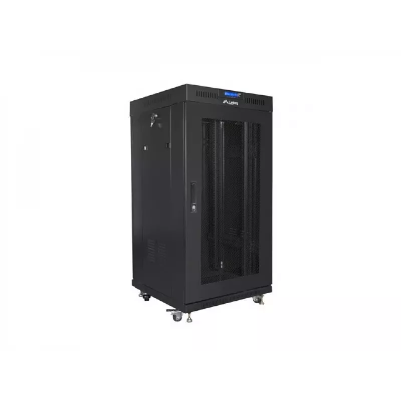 19 colių laisvai pastatoma stovo spinta LANBERG FF01-6622-23BL 22U juoda