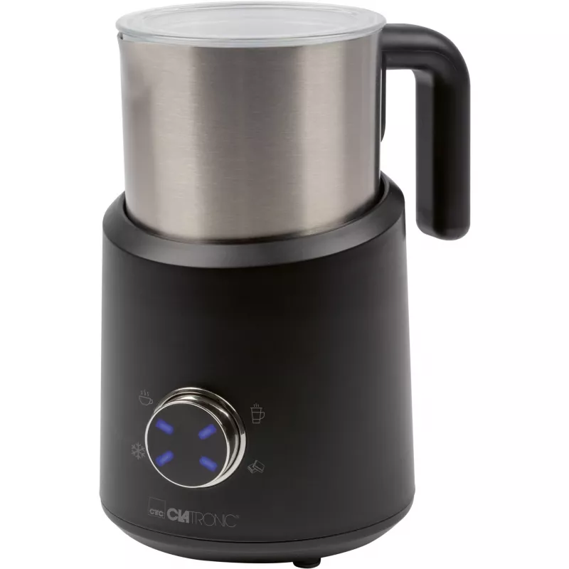 Pieno putotuvas CLATRONIC MS 3812 automatinis, juodas nerūdijantis plienas, 500 W, 740 ml