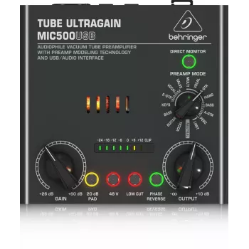 Behringer MIC500USB garso pirminis stiprintuvas