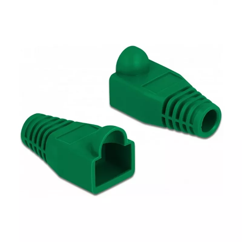 Įtempimo sumažinimas RJ45 kištukui DeLOCK 86726 žalias 20 vienetų