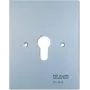 Metalinė dengiamoji plokštelė 125x100 mm be simbolių 6.28 WUG (6.28WUG)