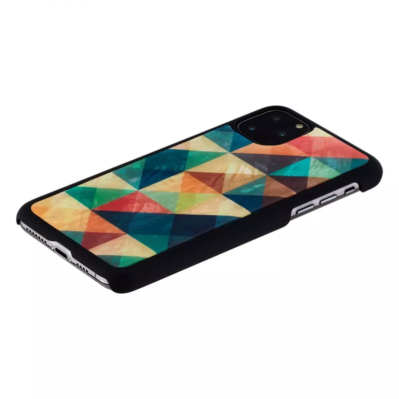 Išmaniųjų telefonų dėklas iKins, skirtas iPhone 11 Pro Max — Mosaic Juoda apsauginis dangtelis