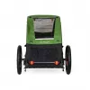 Šunų nešyklė BURLEY Tail Wagon BU-947108 — minkštas šunų gabenimo krepšys, juoda/žalia