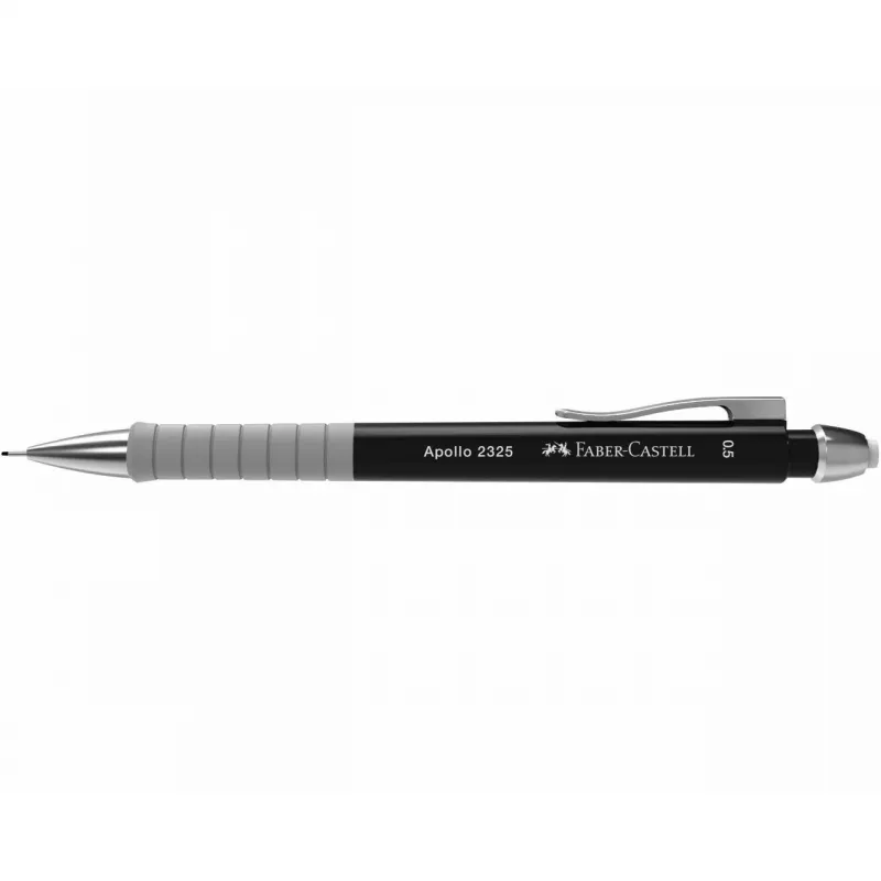 Mechaninis pieštukas Faber-Castell 232504 0,5 mm, apvalus antgalis, juodos/pilkos spalvos, 1 vnt.