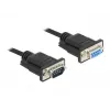Nuoseklusis kabelis DeLOCK 86598 juodas 5 m RS-232 Sub-D9