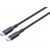AUKEY CB-MCC102 USB laidas 1,8 m USB C juodas 480 Gbit/s