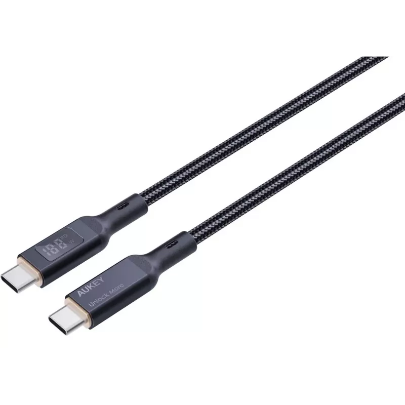 AUKEY CB-MCC102 USB laidas 1,8 m USB C juodas 480 Gbit/s