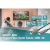 HDMI AOC Hybrid Fiber Optic kabelis Digitus AK-330125-200-S