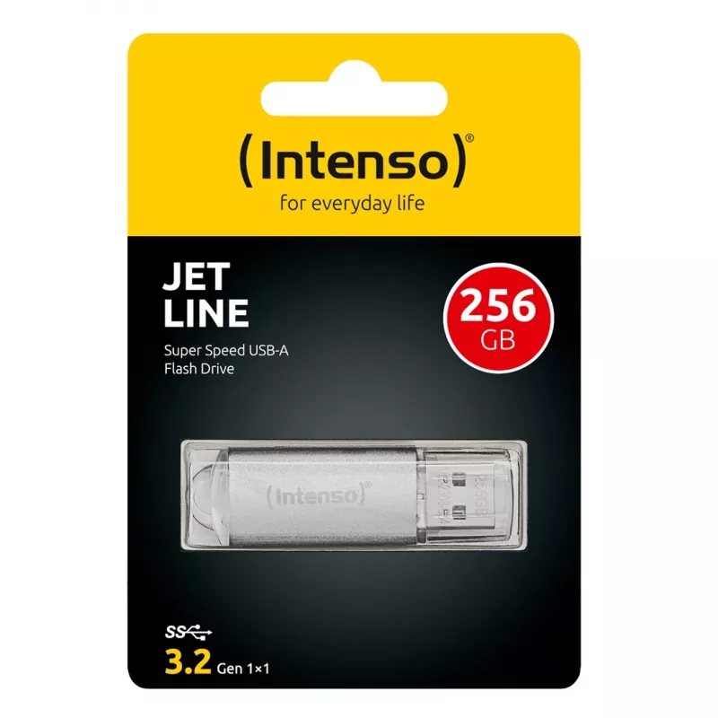 Intenso MEMORY DRIVE FLASH USB3.2/256GB 3541492 USB atmintukas USB Type-A 3.2 Gen 1 (3.1 Gen 1) Sidabrinis