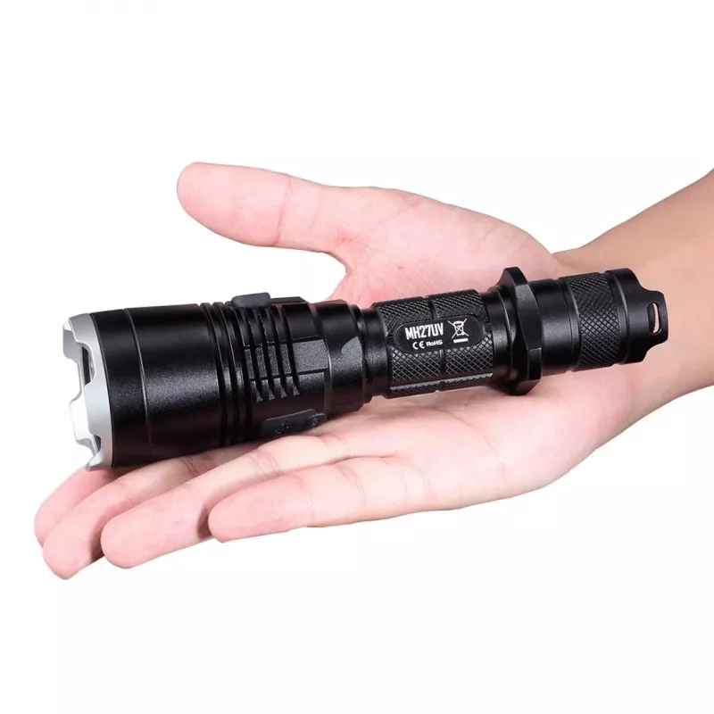 Nitecore MH27UV juodas rankinis LED žibintuvėlis