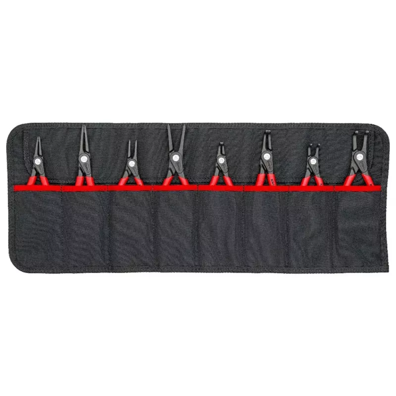 KNIPEX 00 19 58 V02 Kit pinze per anelli di sicurezza Adatto per Anelli esterni ed interni 12-25 mm, 19-60 mm 10-25 mm