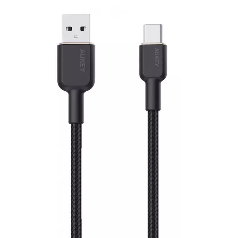 USB A į USB C laidas Aukey CB-NAC1, 1 m, pintas nailonas, USB PD 60W, USB 2.0