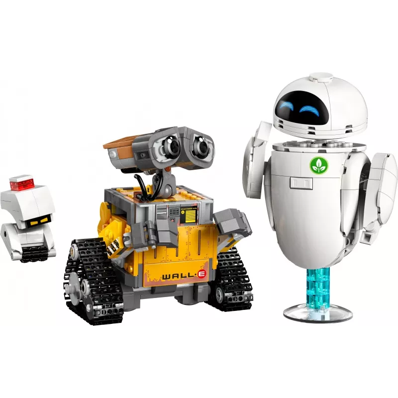 LEGO konstruktorius Disney Pixar WALL·E ir EVE 43279 — 811 dalių, 130 mm aukštis, skirtas 18+