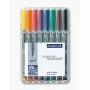Marker Staedtler 316 WP8 Juoda Blue Brown Green Oranžinė Red Violet Geltona