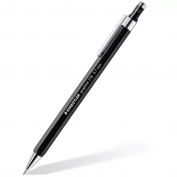 Mechaninis pieštukas Staedtler 778 07-9, šešiakampis korpusas, juodas, 0,7 mm grafito šerdis