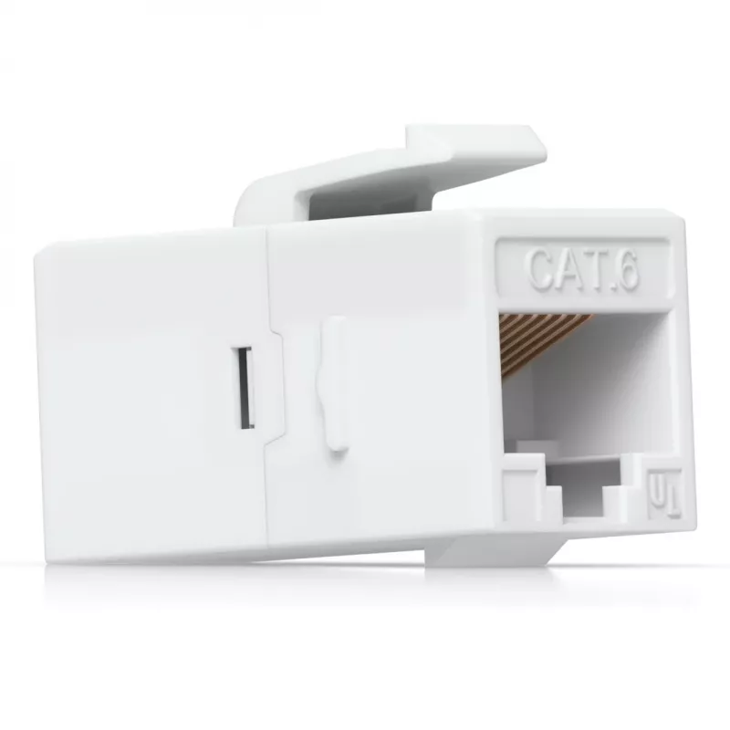 UBIQUITI CAT6 KEYSTONE JUNGTIS, 12 VNT. PRAĖJIMINĖ CAT6 KEYSTONE JUNGTIS, SKIRTA JAU UŽBAIGTIEMS ETERNETO KABELIAMS SKLANDŽIAI SUJUNGTI