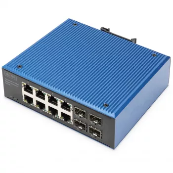 Nevaldomas komutatorius DIGITUS DN-651152 8 Gigabit Ethernet 4 SFP prievadai