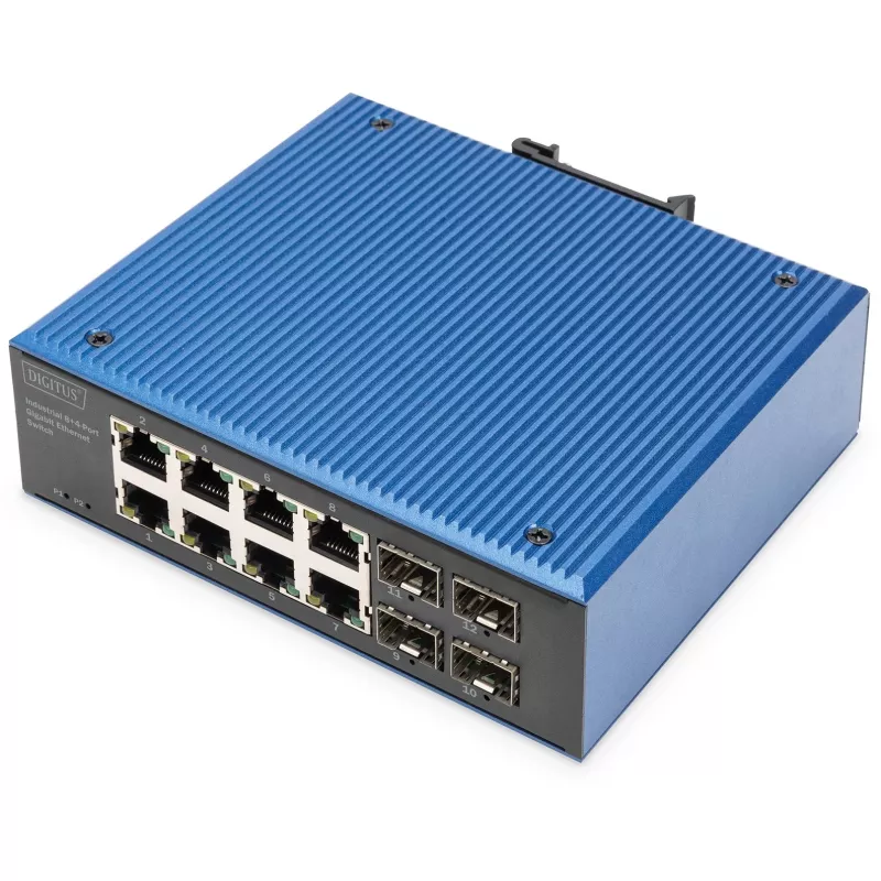 Nevaldomas komutatorius DIGITUS DN-651152 8 Gigabit Ethernet 4 SFP prievadai