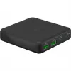 GOOBAY kelių prievadų USB-C PD GaN stalinis įkroviklis 65 W, juodas