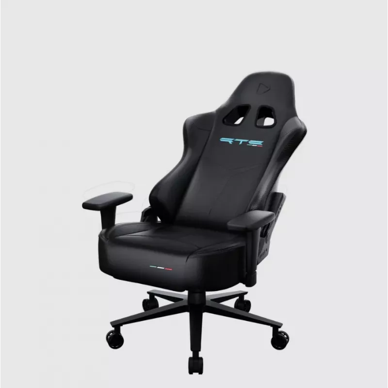 Žaidimų kėdė Onex RTC Embrace Hardcore Juoda — ergonomiškas dizainas, reguliuojamas aukštis ir atlošas