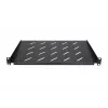 Rack shelf Extralink SHELF 1U for 19 inch wall cabinets, 1U, 300 mm, Juoda, metal