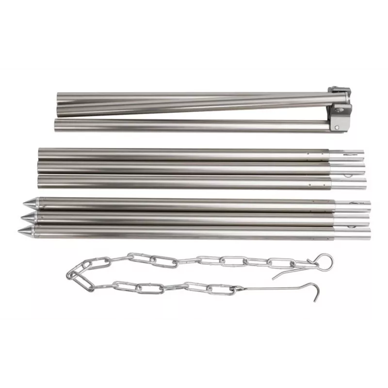 Trikojis Easy Camp Campfire Aluminium Tripod — aliuminis, 0,99 kg, sidabrinis