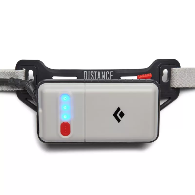 Juoda Diamond Distance 1500 raudona, balta rankinė lempa LED