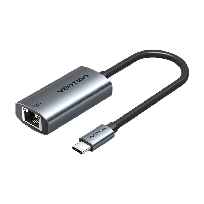 Vention CFP USB Type-C į Gigabit Ethernet adapteris 1000 Mbit/s, pilkas