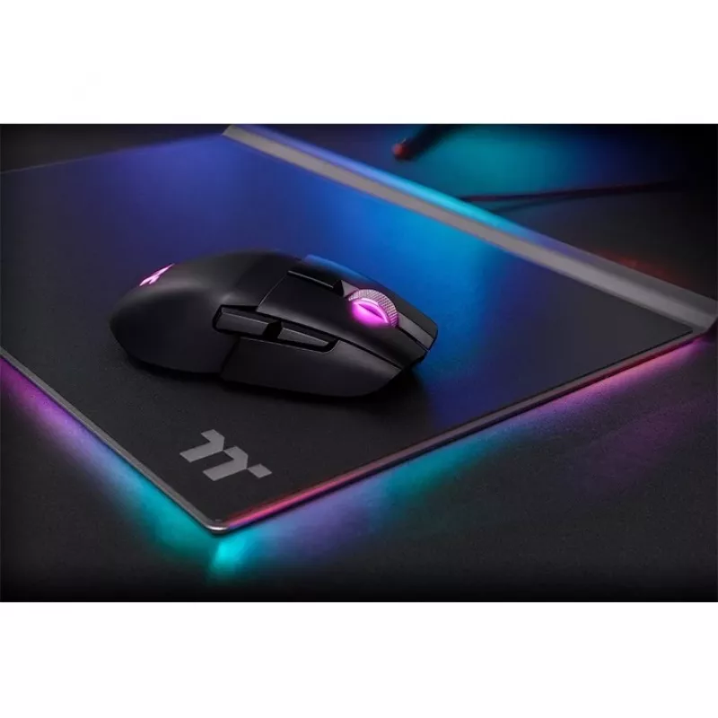 Thermaltake Argent M5 pelė abiem rankoms tinkama RF belaidė+Bluetooth+USB Type-A optinė 16000 DPI (GMO-TMF-HYOOBK-01)