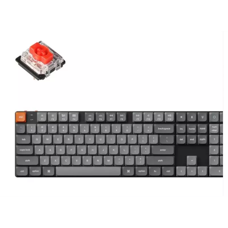 Belaidė mechaninė klaviatūra Keychron K5 MAX Juoda Low Profile