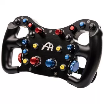 Lenktyninis vairas Ascher Racing F64-USB V3 — ergonomiškas drugelio formos dizainas, USB jungtis