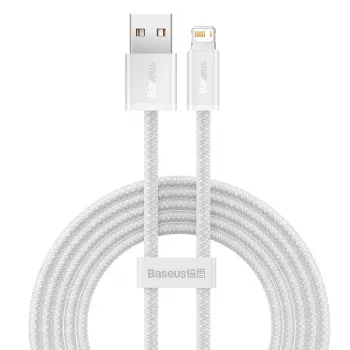 Baseus Dynamic kabelis USB į Lightning, 2,4A, 2m (baltas)