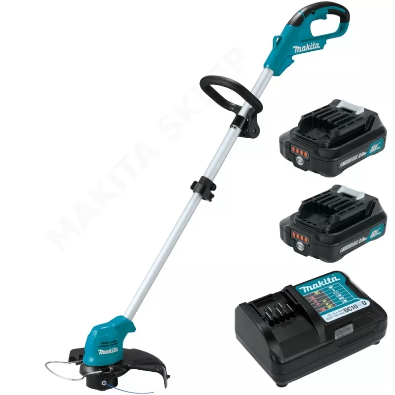 Makita UR100DWAE žoliapjovė su akumuliatoriumi ir įkrovikliu