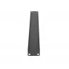 Rack blanking panel Extralink Front Blank Panel 1U 19 inch Juoda, steel housing
