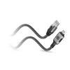 Techly ICOC U3C-RJ45-010 tinklo kabelis, sidabrinis, juodas, 1 m, Cat6, F/UTP (FTP)