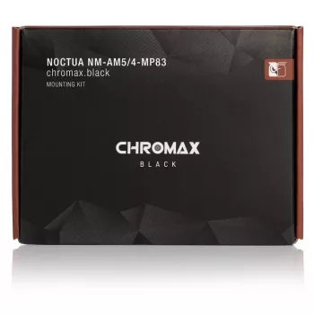Montavimo rinkinys Noctua NM-AM5/4-MP83 CHROMAX.Juoda juodas AM4 AM5