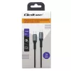 Qoltec laidas USB 2.0 Type C – USB 2.0 Type C 100W Qc 3.0 Pd 1m juodas