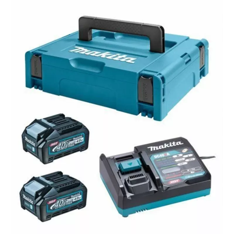 Makita XGT baterijos ir įkroviklio rinkinys