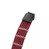 CableMod C-Series PRO ModMesh 12VHPWR į 3x PCI-e kabelis, skirtas Corsair - 60 cm, tamsiai raudonas