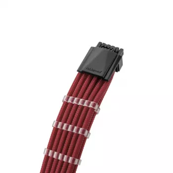 CableMod C-Series PRO ModMesh 12VHPWR į 3x PCI-e kabelis, skirtas Corsair - 60 cm, tamsiai raudonas