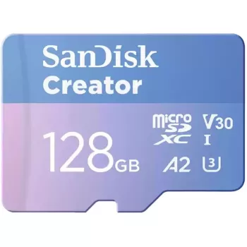 SanDisk Creator - „flash“ atminties kortelė (pridedamas microSDXC–SD adapteris)