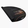 Grindų kilimėlis Arozzi Zona Round Floor Pad — juoda/auksinė, apvalus apsauginis kilimėlis grindims