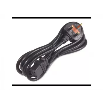 APC maitinimo laidas, 16A, 200–240V, C19 į UK kištuką, juodas, 2 m