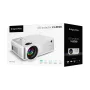 Standartinio nuotolio projektorius kruger & matz V-LED20 FullHD 1080p 1920×1080, LED, 1,4:1 projekcija, 15–150 colių ekranas, Bluetooth, 3 W garsiakalbis
