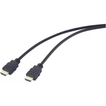 SpeaKa Professional HDMI Connection Cable HDMI-A Plug Plug 5.00 m Juoda SP-12816088 4K UHD (SP-12816088)