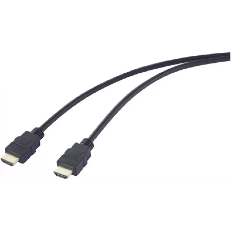SpeaKa Professional HDMI Connection Cable HDMI-A Plug Plug 5.00 m Juoda SP-12816088 4K UHD (SP-12816088)
