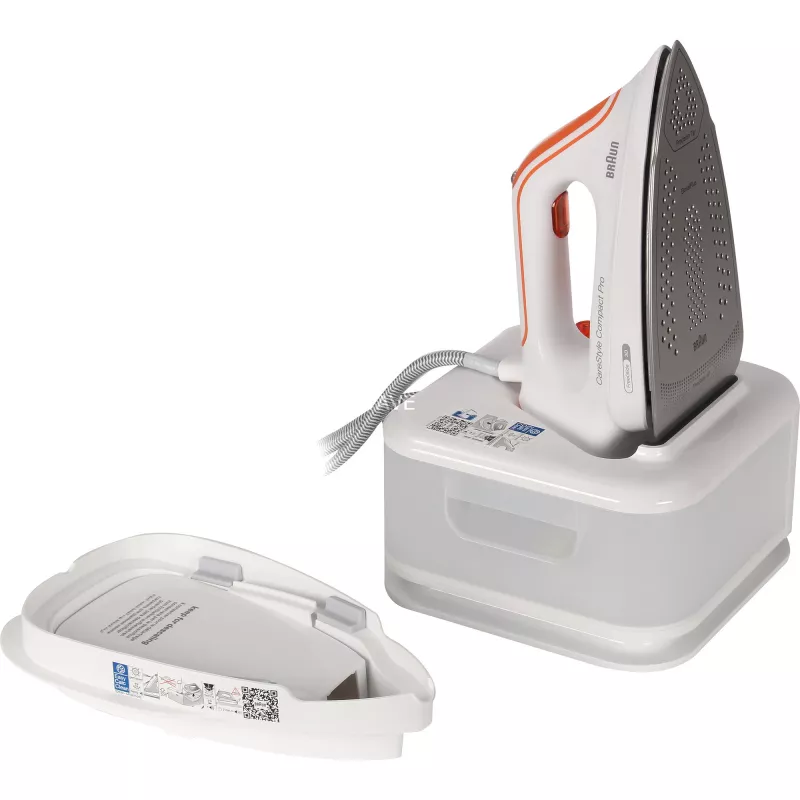 Braun CareStyle Compact Pro IS2561WH 2400 W 1,5 L EloxalPlus padas Oranžinė, Balta