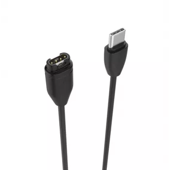 USB-C įkrovimo laidas FIXED, skirtas Garmin Fenix 5/6/7/7X, Epix, Venu 2/3, Vívoactive 3/4/5 — 1 m
