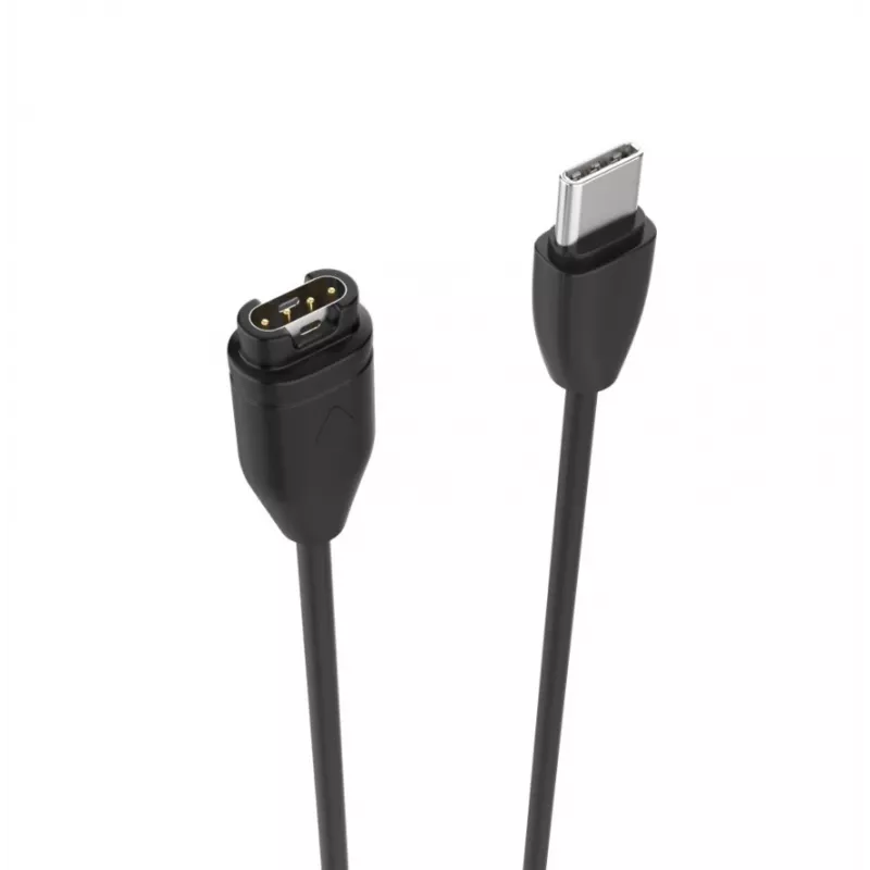 USB-C įkrovimo laidas FIXED, skirtas Garmin Fenix 5/6/7/7X, Epix, Venu 2/3, Vívoactive 3/4/5 — 1 m