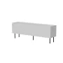 TV spintelė Cama LUCCA 3D 165×40×59 cm, balta, medžio drožlių plokštės viršus